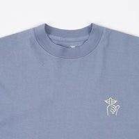 The Quiet Life Shhh Embroidery T-Shirt - Ocean thumbnail