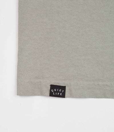 The Quiet Life Shhh Embroidery T-Shirt - Sage
