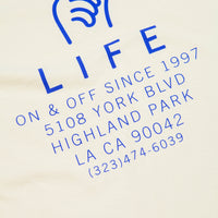 The Quiet Life Shhh Shop T-Shirt - Cream thumbnail