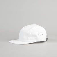 The Quiet Life Simple 5 Panel Cap - White thumbnail