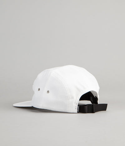 The Quiet Life Simple 5 Panel Cap - White