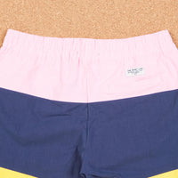 The Quiet Life Solar Beach Shorts - Pink / Navy / Yellow thumbnail