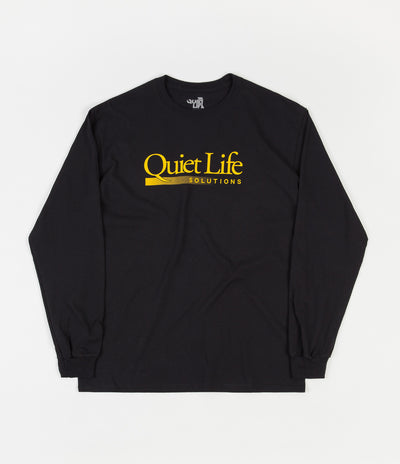 The Quiet Life Solutions Long Sleeve T-Shirt - Black