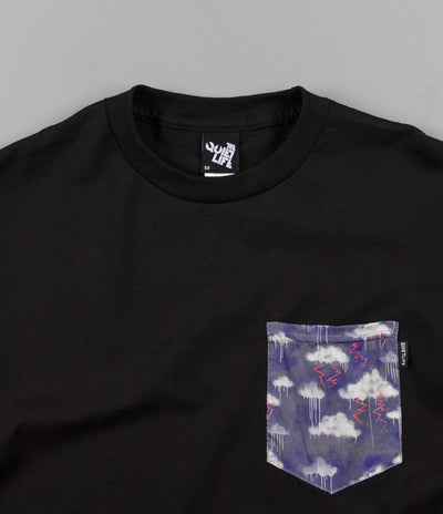 The Quiet Life Stormy Pocket T-Shirt - Black Liberty