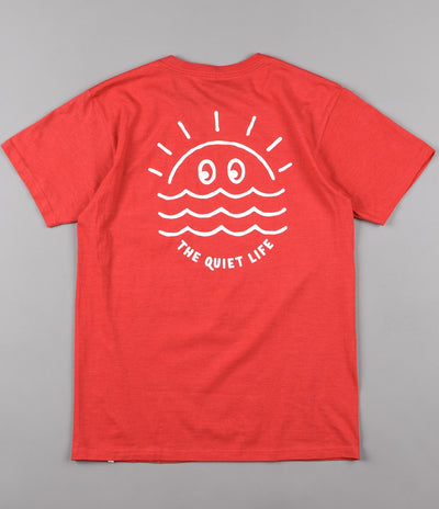 The Quiet Life Sunny Premium T-Shirt - Heather Orange
