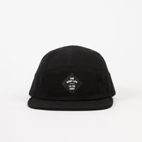 The Quiet Life Traveller 5 Panel Cap - Black thumbnail