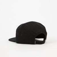 The Quiet Life Traveller 5 Panel Cap - Black thumbnail