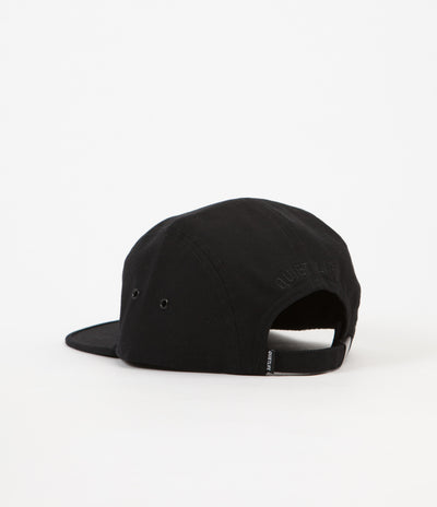 The Quiet Life Traveller 5 Panel Cap - Black