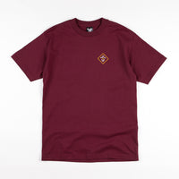 The Quiet Life Traveller T-Shirt - Burgundy thumbnail