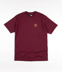 The Quiet Life Traveller T-Shirt - Burgundy