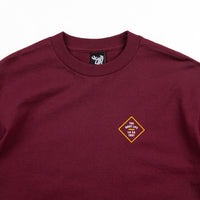 The Quiet Life Traveller T-Shirt - Burgundy thumbnail