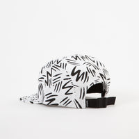 The Quiet Life Ziggity 5 Panel Cap - White All Over thumbnail