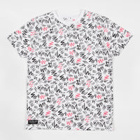 The Quiet Life Ziggity All Over Print T-Shirt - White / Pink thumbnail