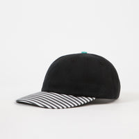 The Quiet Life Zion Polo Cap - Black / Stripe thumbnail