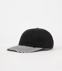 The Quiet Life Zion Polo Cap - Black / Stripe