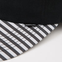 The Quiet Life Zion Polo Cap - Black / Stripe thumbnail