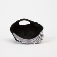 The Quiet Life Zion Polo Cap - Black / Stripe thumbnail
