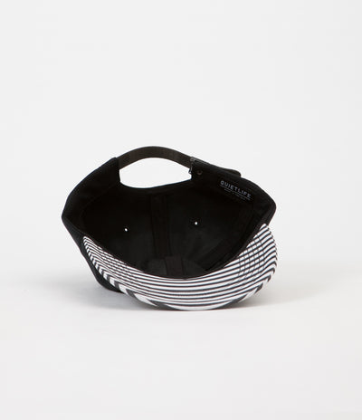 The Quiet Life Zion Polo Cap - Black / Stripe