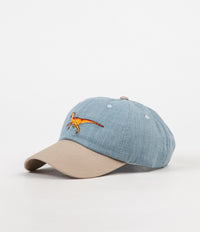 Theobalds Cap Co. 1993 Dad Cap - Denim Cotton / Tan
