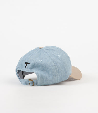 Theobalds Cap Co. 1993 Dad Cap - Denim Cotton / Tan