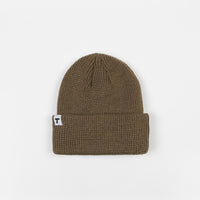 Theobalds Cap Co. Classic Team Beanie - Khaki / White thumbnail