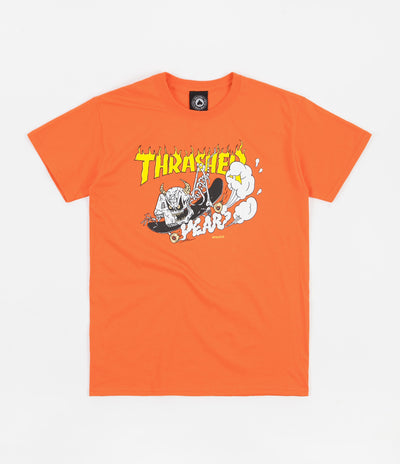 Thrasher 40 Years Neckface T-Shirt - Orange