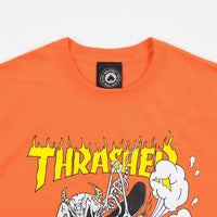Thrasher 40 Years Neckface T-Shirt - Orange thumbnail