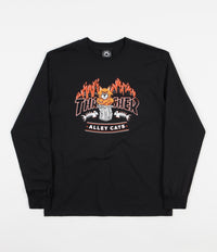 Thrasher Alley Cats Long Sleeve T-Shirt - Black
