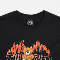 Thrasher Alley Cats Long Sleeve T-Shirt - Black thumbnail