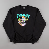 Thrasher Babes Crewneck Sweatshirt - Black thumbnail