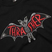 Thrasher Bat T-Shirt in Black thumbnail