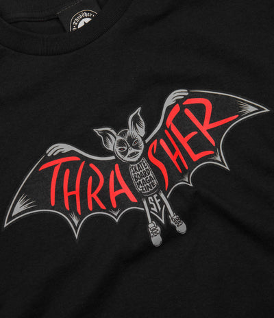 Thrasher Bat T-Shirt in Black