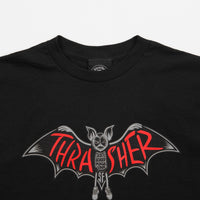 Thrasher Bat T-Shirt in Black thumbnail