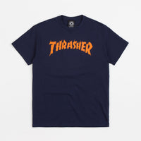 Thrasher Burn It Down T-Shirt - Navy thumbnail