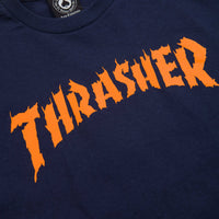Thrasher Burn It Down T-Shirt - Navy thumbnail
