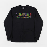 Thrasher Cable Car Long Sleeve T-Shirt - Black thumbnail