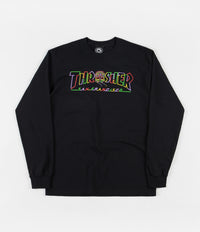 Thrasher Cable Car Long Sleeve T-Shirt - Black