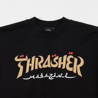Thrasher Calligraphy Crewneck Sweatshirt - Black thumbnail
