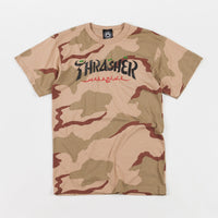 Thrasher Calligraphy T-Shirt - Desert Camo thumbnail