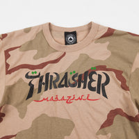 Thrasher Calligraphy T-Shirt - Desert Camo thumbnail
