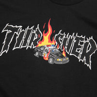 Thrasher Cop Car T-Shirt - Black thumbnail