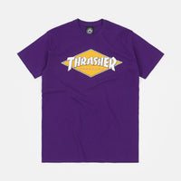 Thrasher Diamond Logo T-Shirt - Purple thumbnail