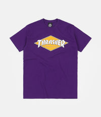 Thrasher Diamond Logo T-Shirt - Purple