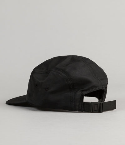 Thrasher Flame Logo 5 Panel Cap - Black