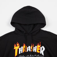 Thrasher Flame Mag Logo Hoodie - Black thumbnail