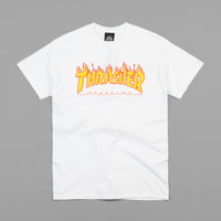 Thrasher Flame Mag Logo T-Shirt - White thumbnail