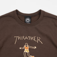 Thrasher Gonz Crewneck Sweatshirt - Dark Chocolate thumbnail
