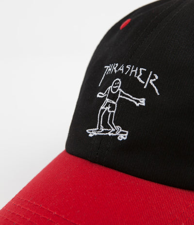 Thrasher Gonz Old Timer Cap - Black / Red
