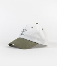 Thrasher Gonz Old Timer Cap - White / Olive
