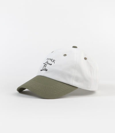 Thrasher Gonz Old Timer Cap - White / Olive